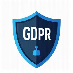 GDPR pajzs ikon, adatvédelem szimbóluma